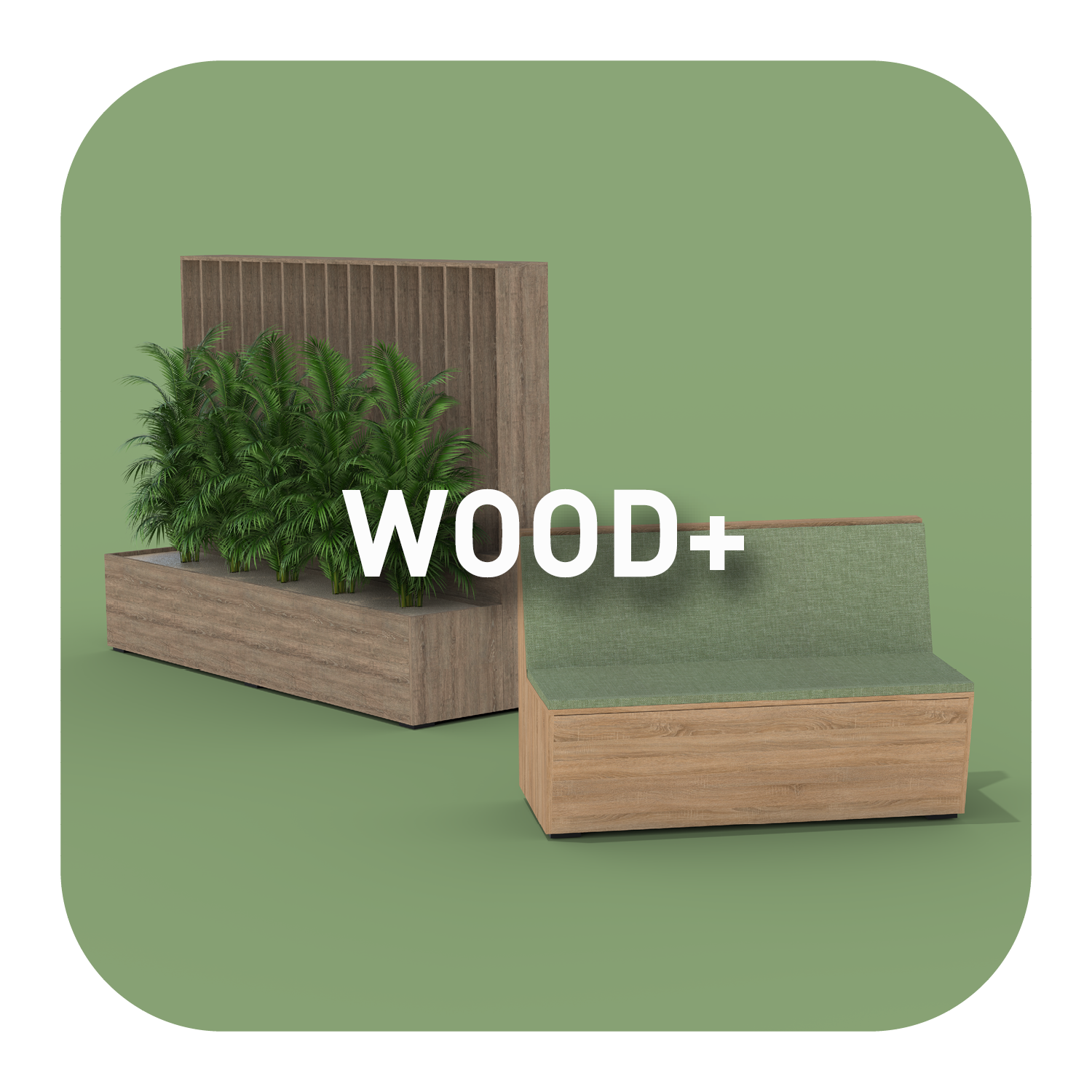 WOOD+ Collectie Button Website