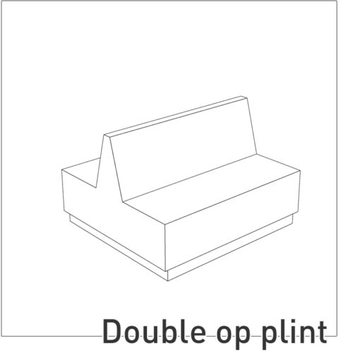 Train Double op plint