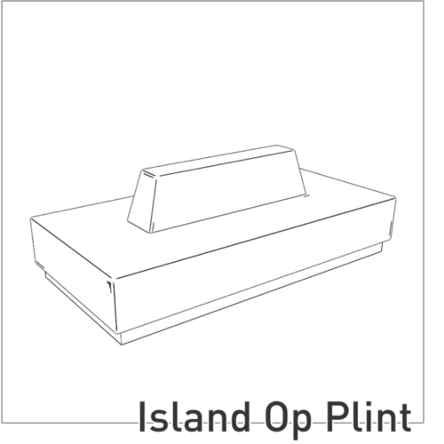 Block Island op plint