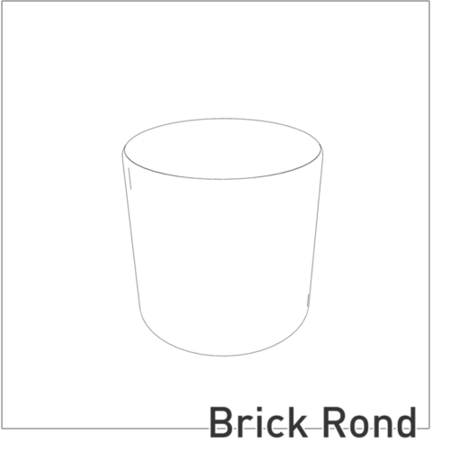 Brick rond