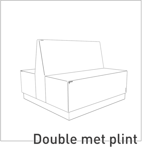 Train Dubbel met plint