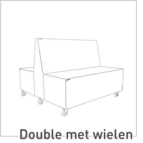Train Dubbel met wielen