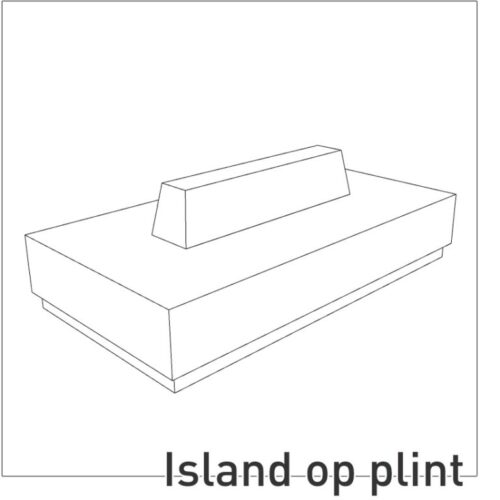 Block Island op plint